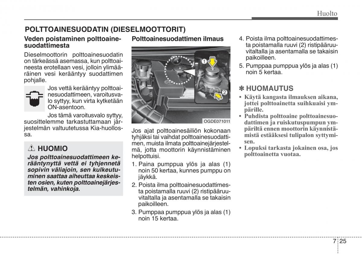 KIA Soul II 2 omistajan kasikirja / page 515