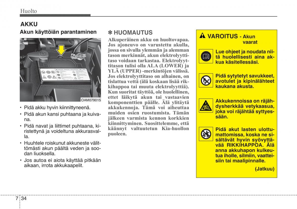 KIA Soul II 2 omistajan kasikirja / page 524