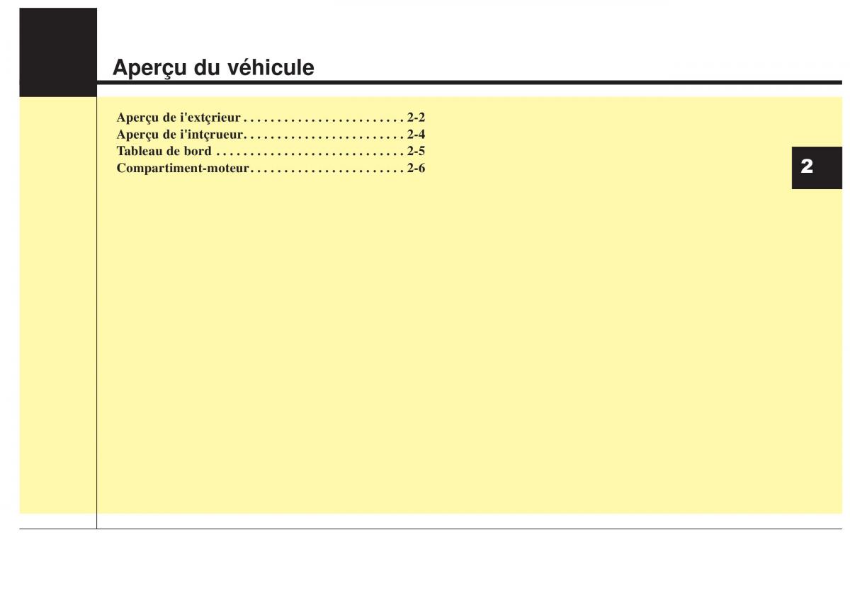 KIA Soul II 2 manuel du proprietaire / page 10