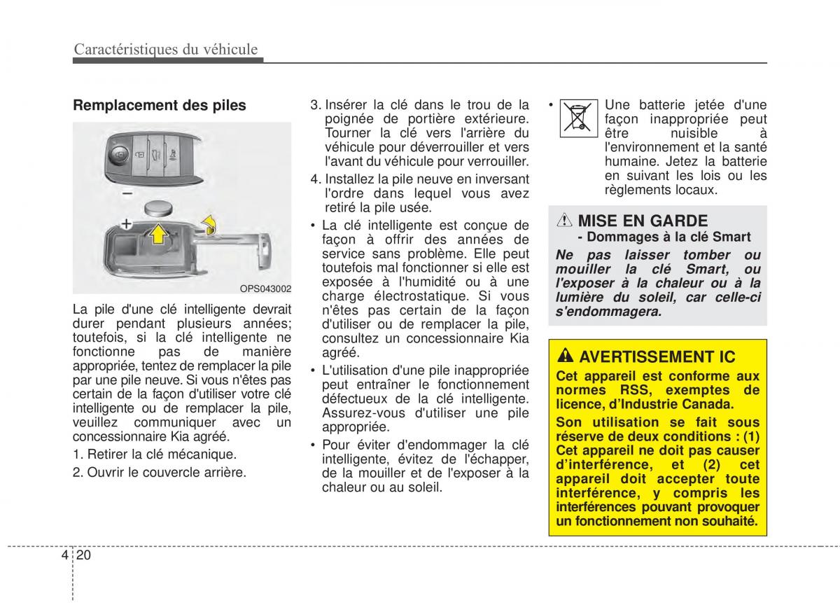 KIA Soul II 2 manuel du proprietaire / page 111