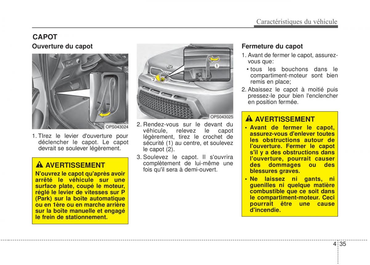 KIA Soul II 2 manuel du proprietaire / page 126