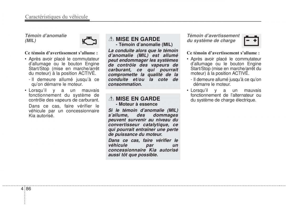 KIA Soul II 2 manuel du proprietaire / page 177