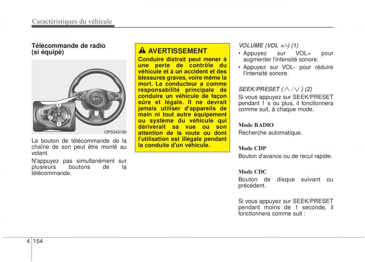 KIA Soul II 2 manuel du proprietaire / page 245