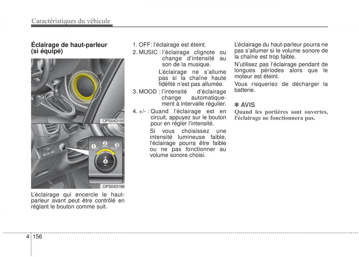 KIA Soul II 2 manuel du proprietaire / page 247