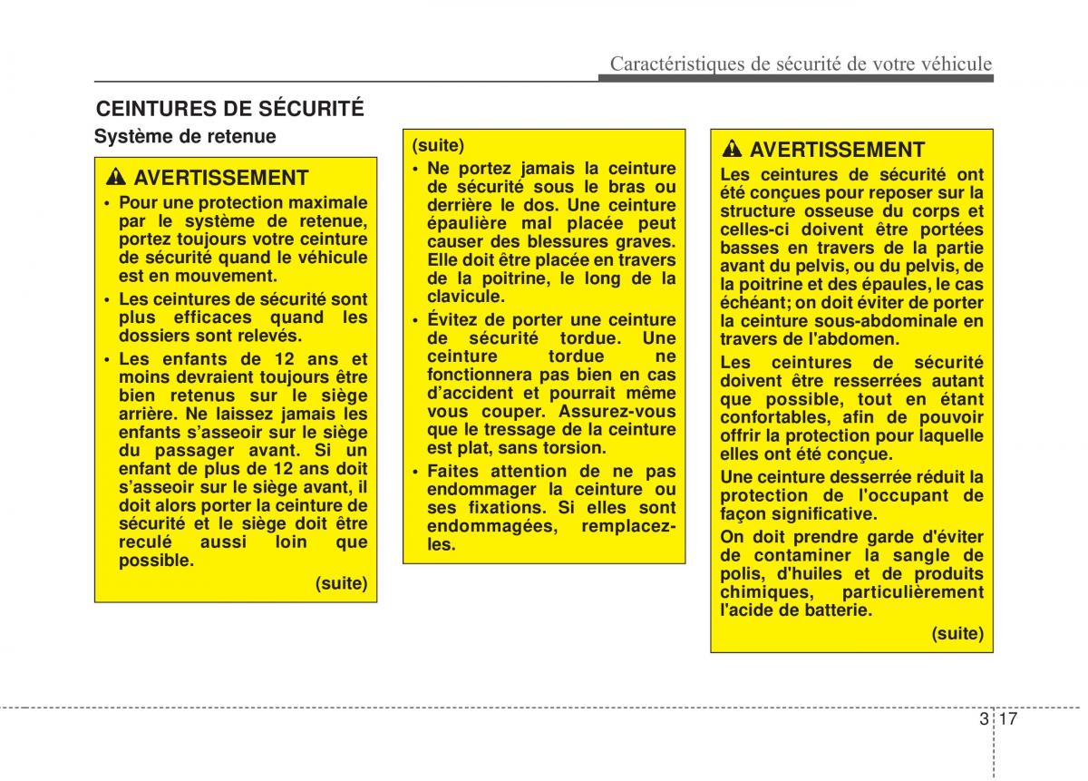 KIA Soul II 2 manuel du proprietaire / page 33