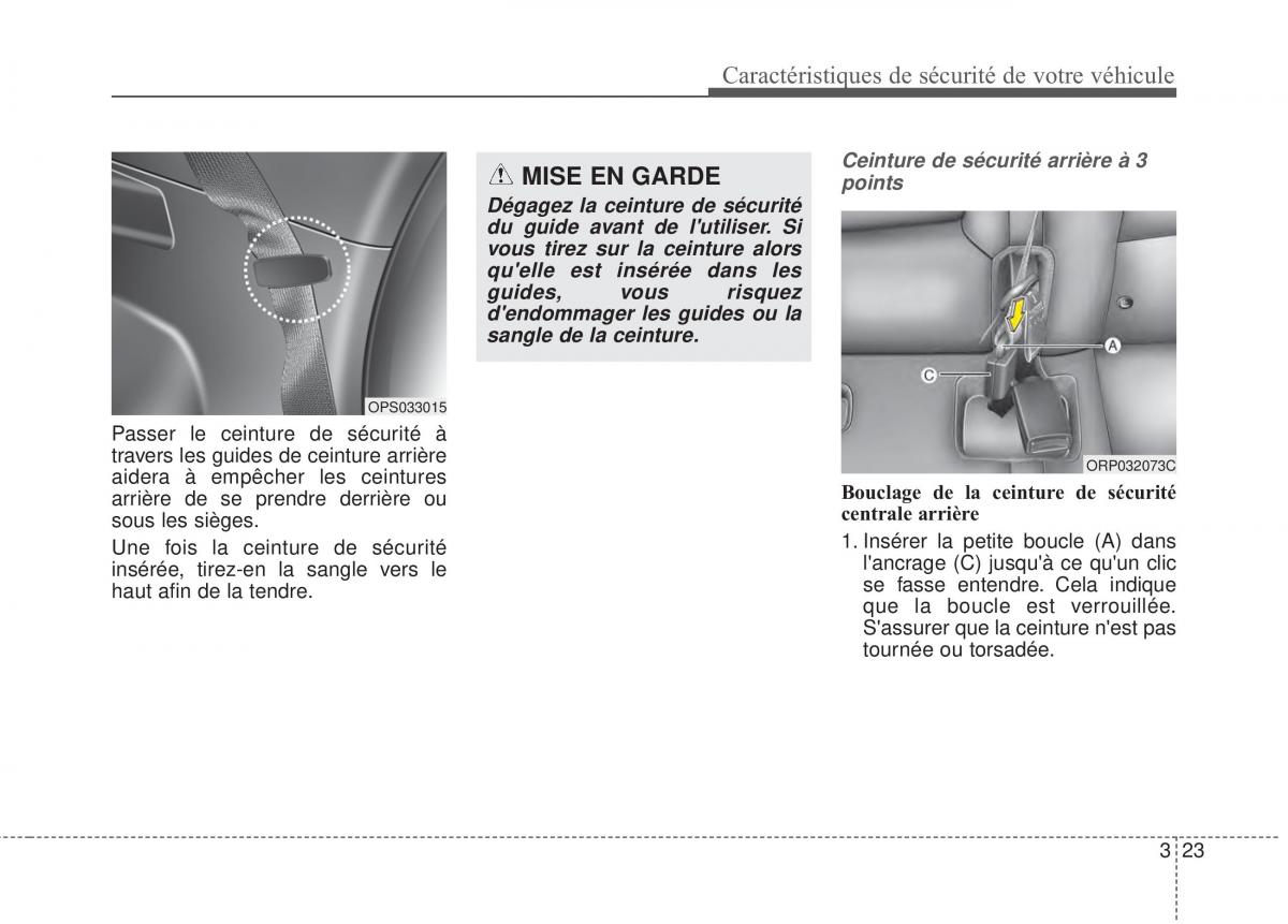 KIA Soul II 2 manuel du proprietaire / page 39