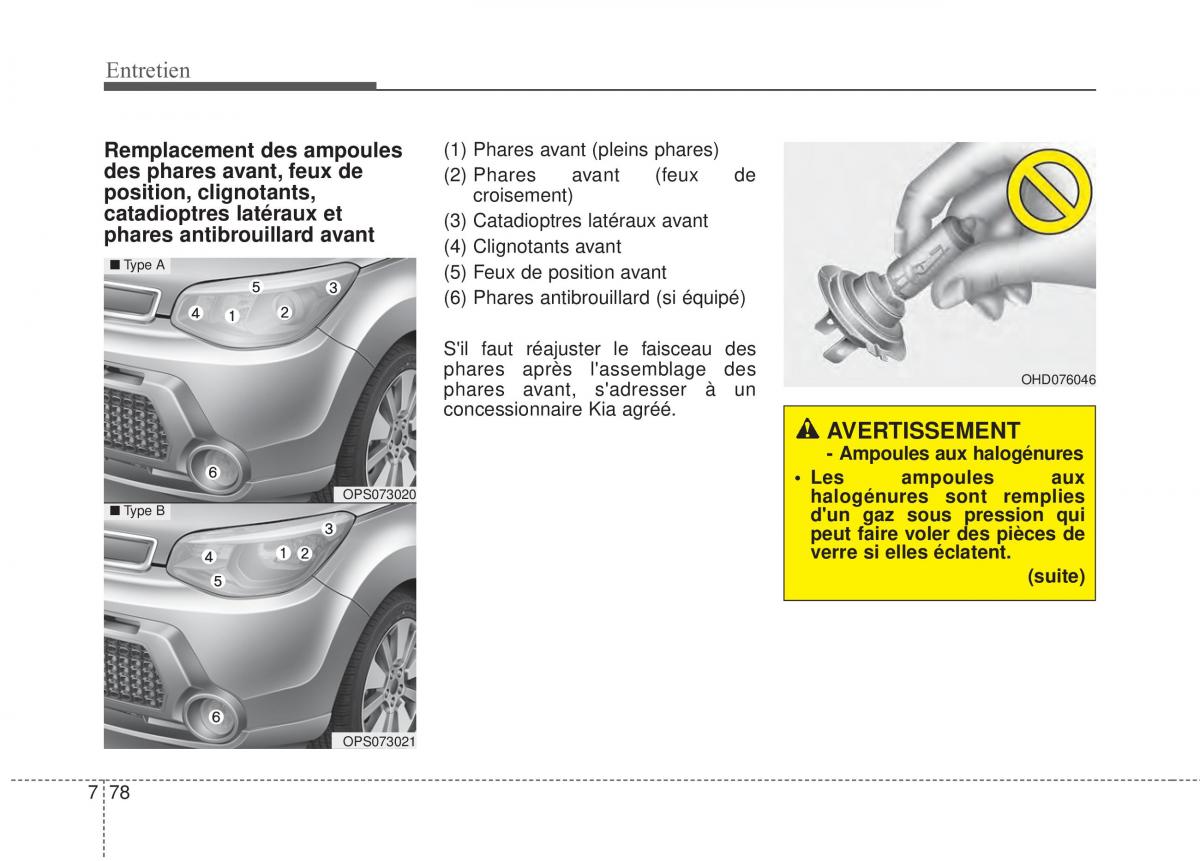 KIA Soul II 2 manuel du proprietaire / page 487