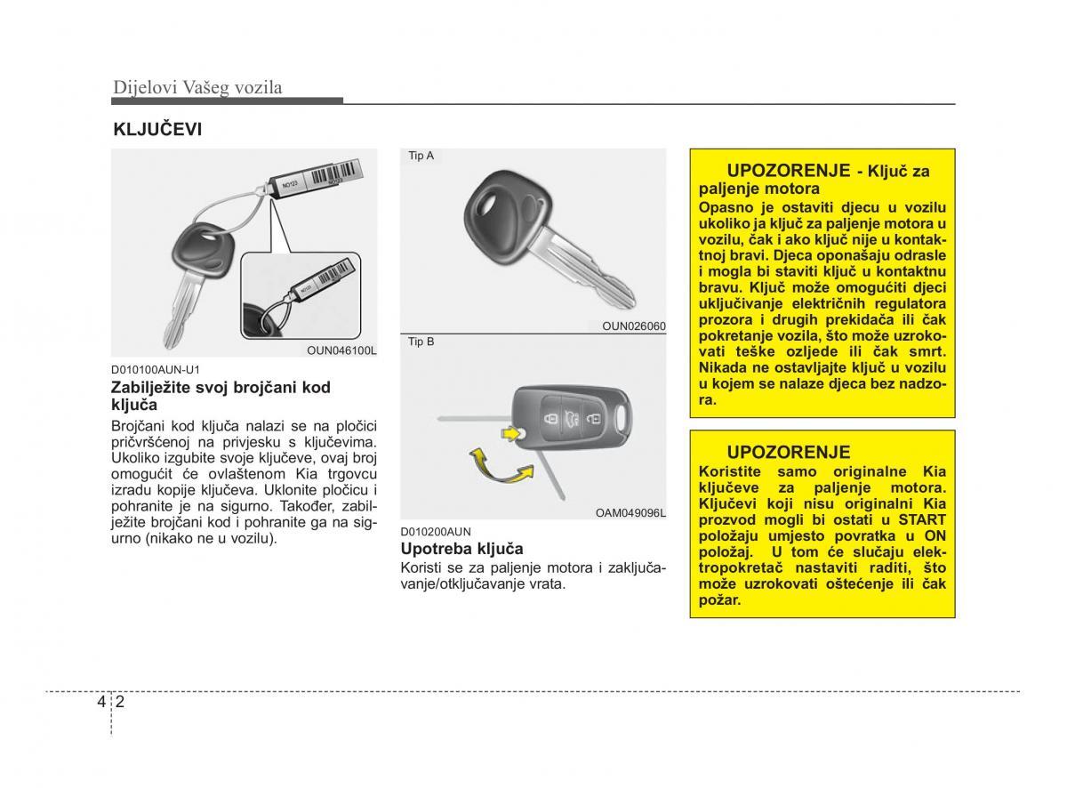 KIA Soul II 2 vlasnicko uputstvo / page 74