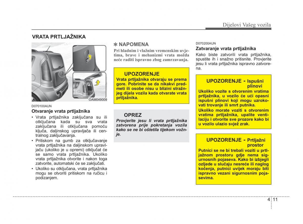 KIA Soul II 2 vlasnicko uputstvo / page 83