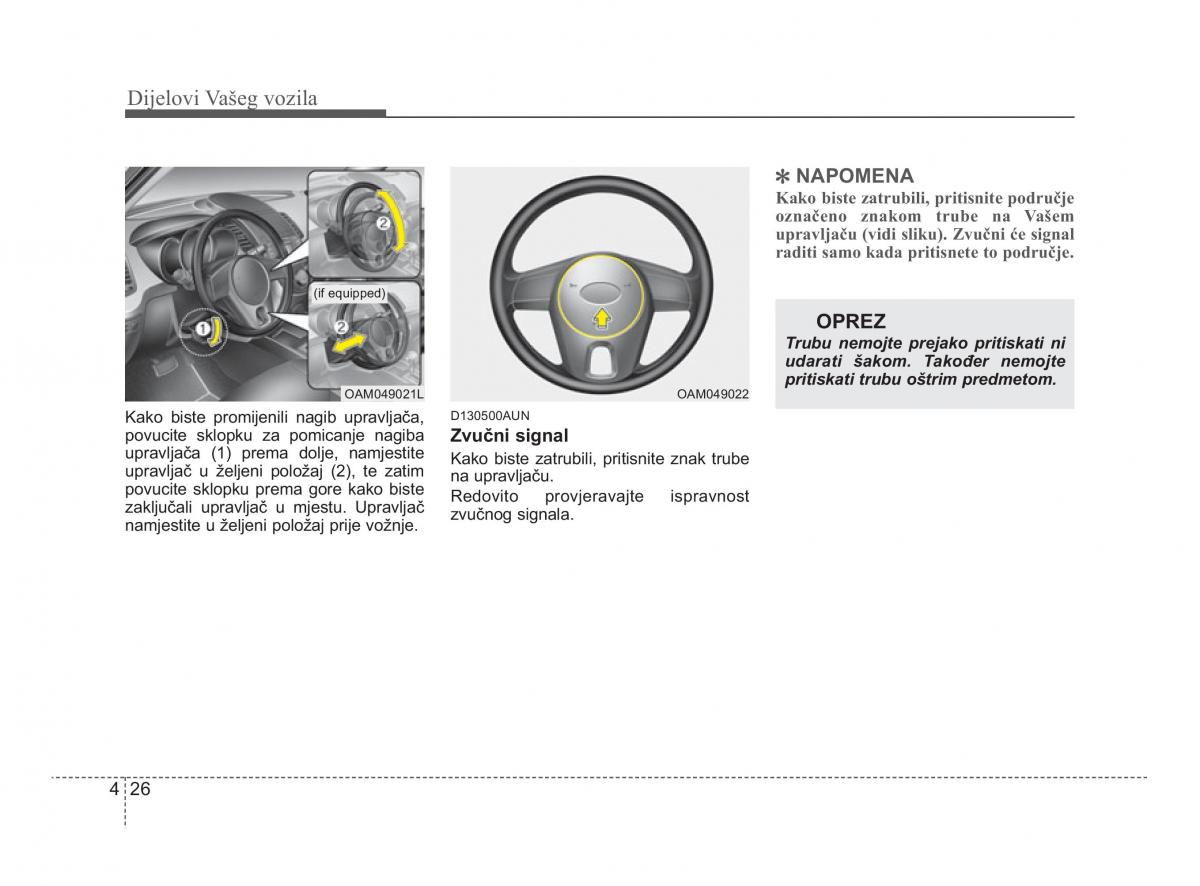 KIA Soul II 2 vlasnicko uputstvo / page 98