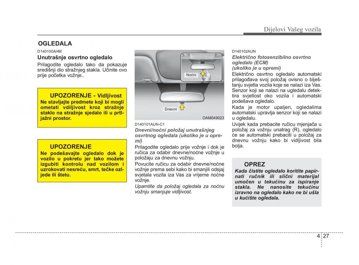 KIA Soul II 2 vlasnicko uputstvo / page 99