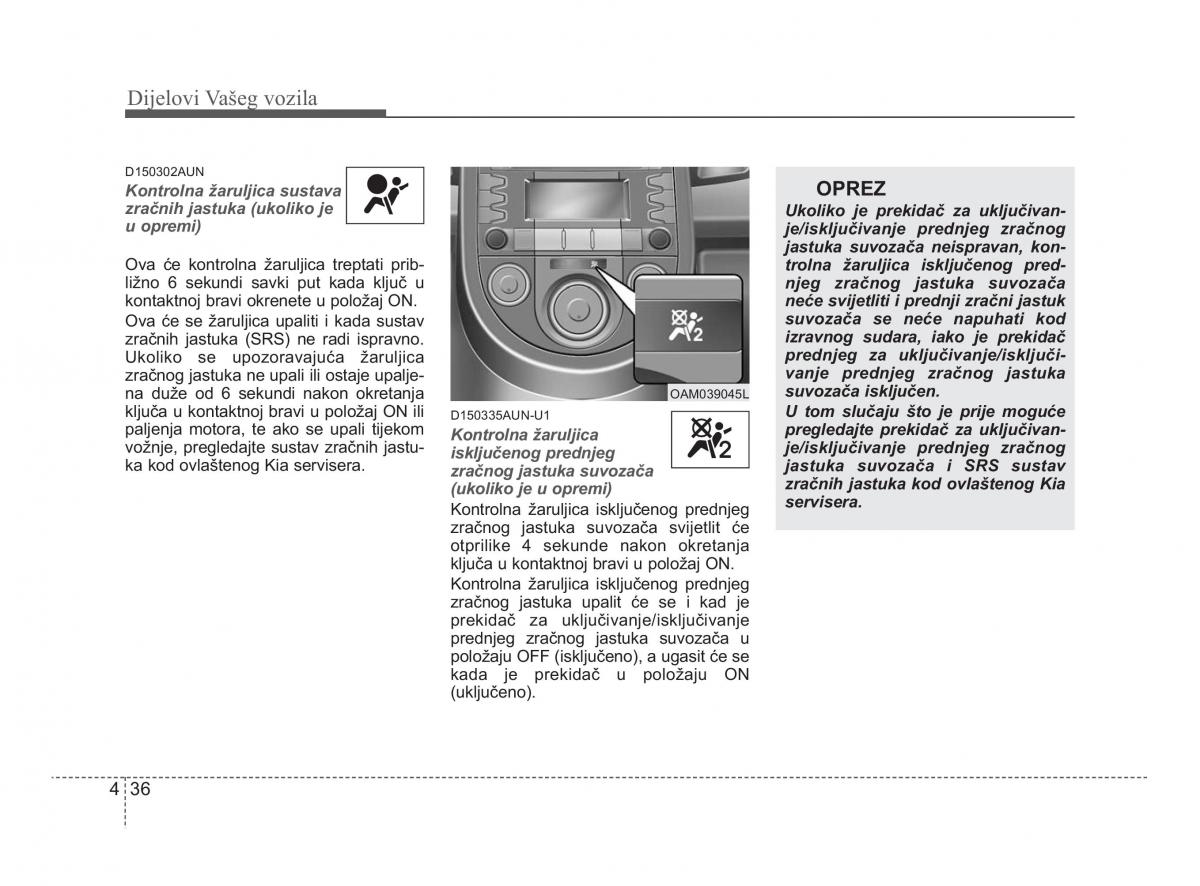 KIA Soul II 2 vlasnicko uputstvo / page 108