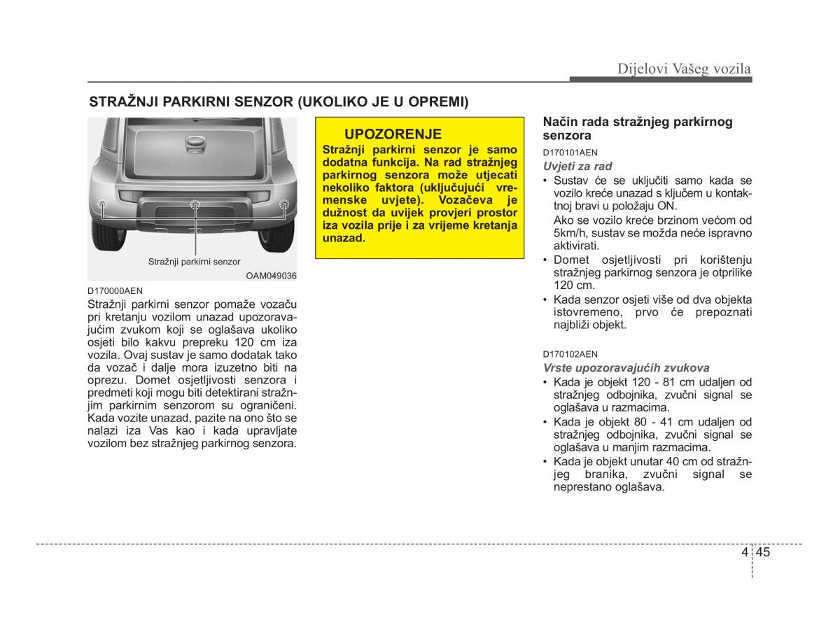 KIA Soul II 2 vlasnicko uputstvo / page 117