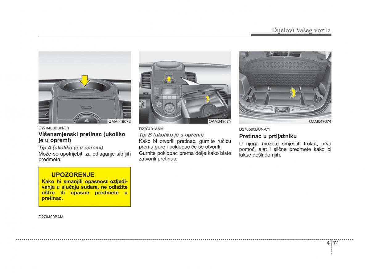 KIA Soul II 2 vlasnicko uputstvo / page 143