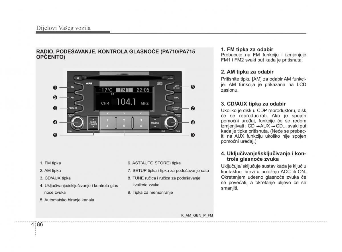 KIA Soul II 2 vlasnicko uputstvo / page 158