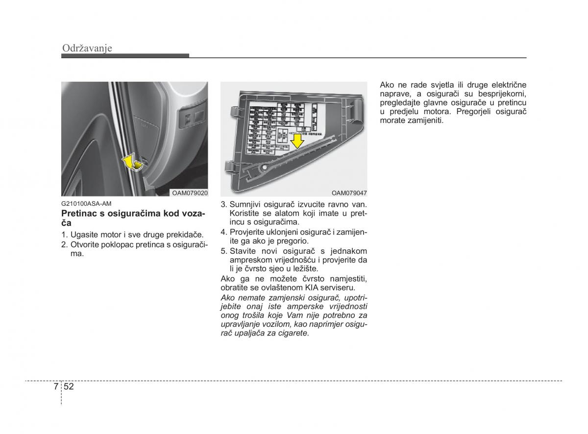 KIA Soul II 2 vlasnicko uputstvo / page 293