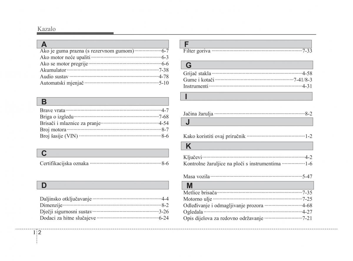 KIA Soul II 2 vlasnicko uputstvo / page 327