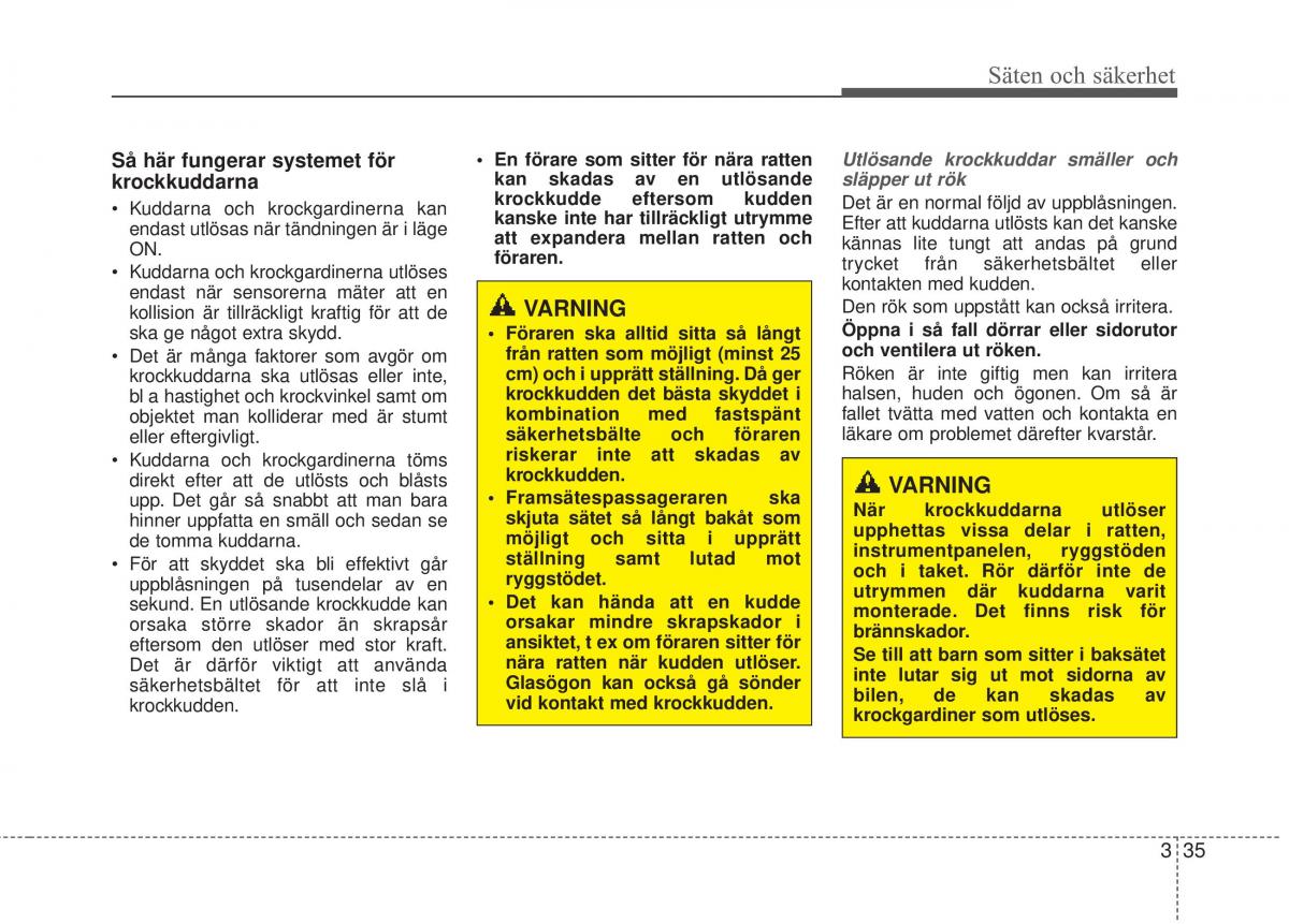 KIA Soul II 2 instruktionsbok / page 61