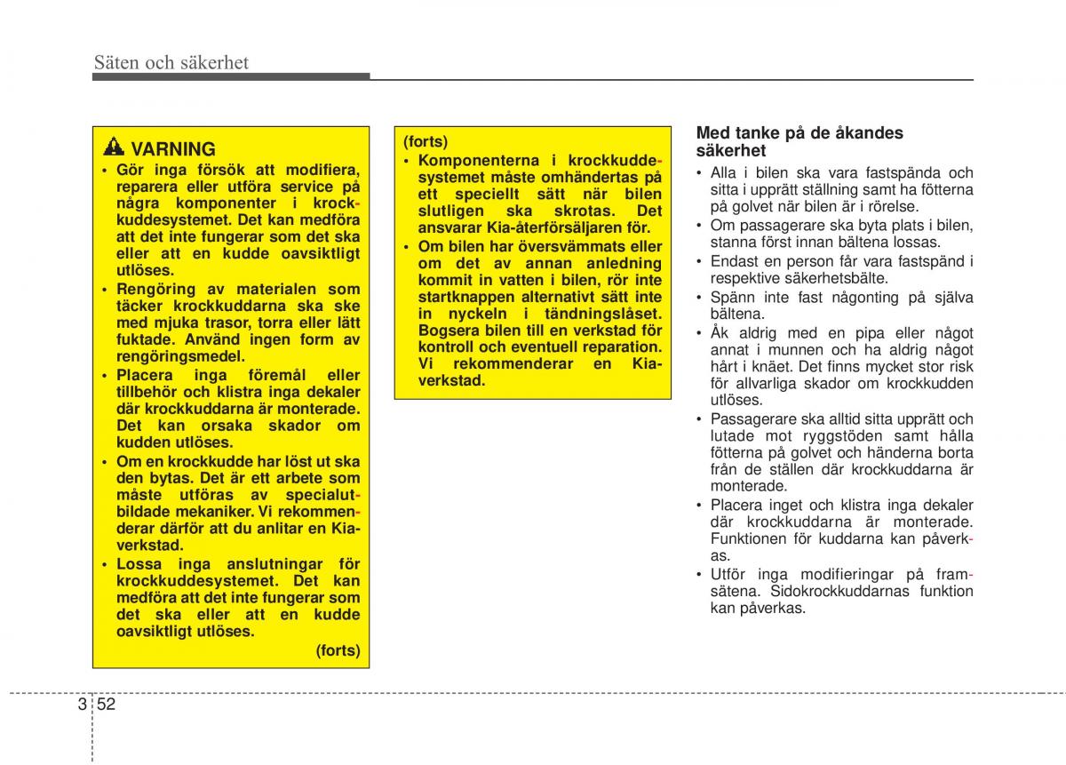 KIA Soul II 2 instruktionsbok / page 78