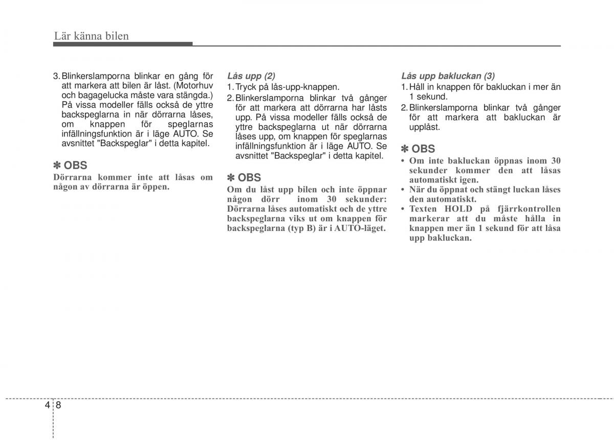 KIA Soul II 2 instruktionsbok / page 87