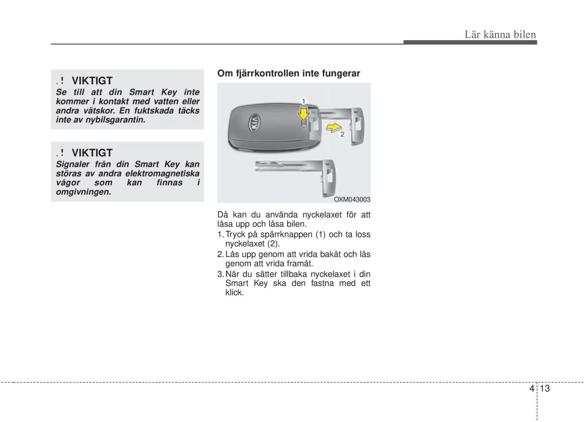 KIA Soul II 2 instruktionsbok / page 92