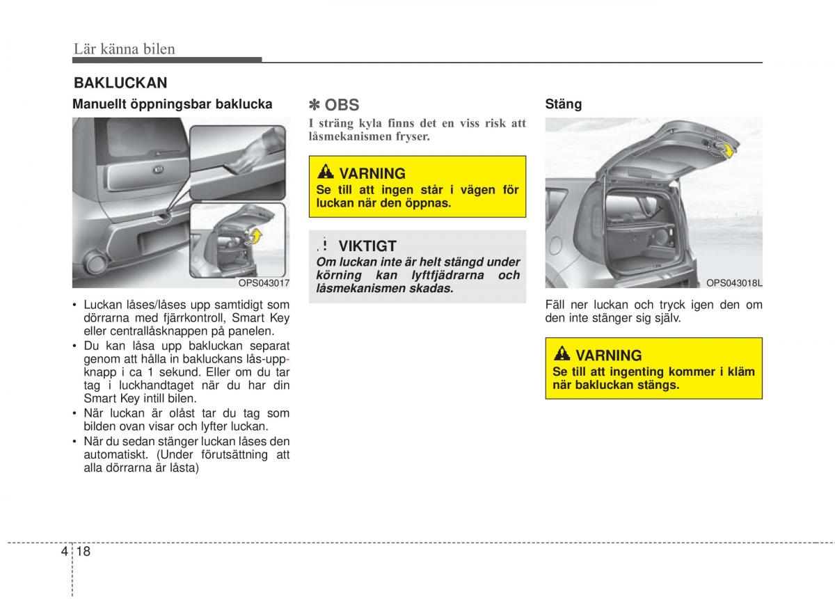 KIA Soul II 2 instruktionsbok / page 97