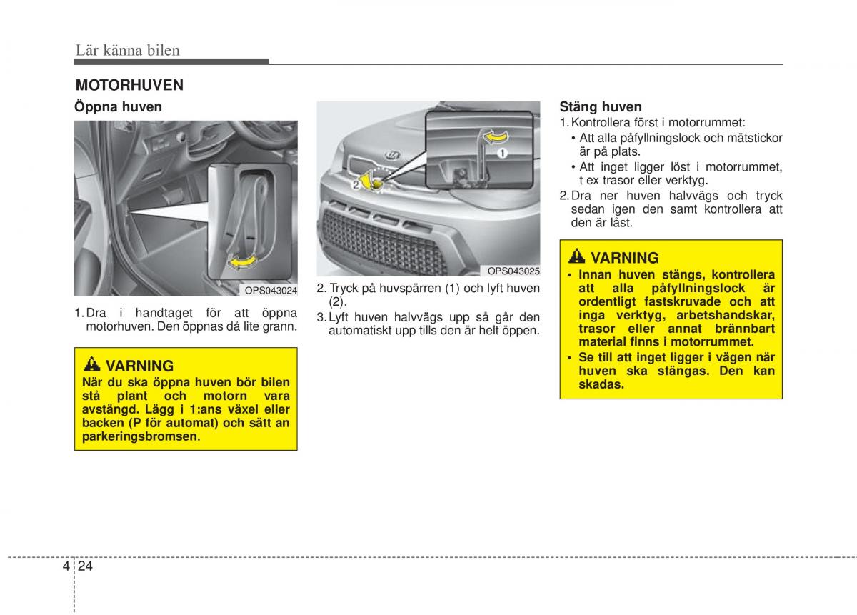 KIA Soul II 2 instruktionsbok / page 103