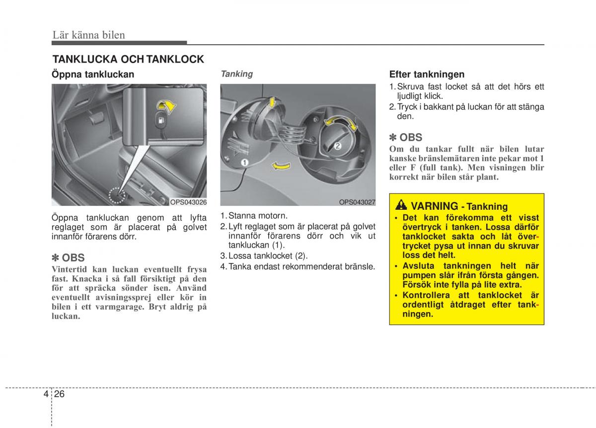 KIA Soul II 2 instruktionsbok / page 105