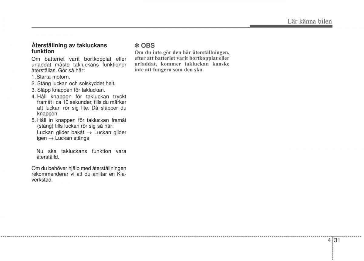 KIA Soul II 2 instruktionsbok / page 110