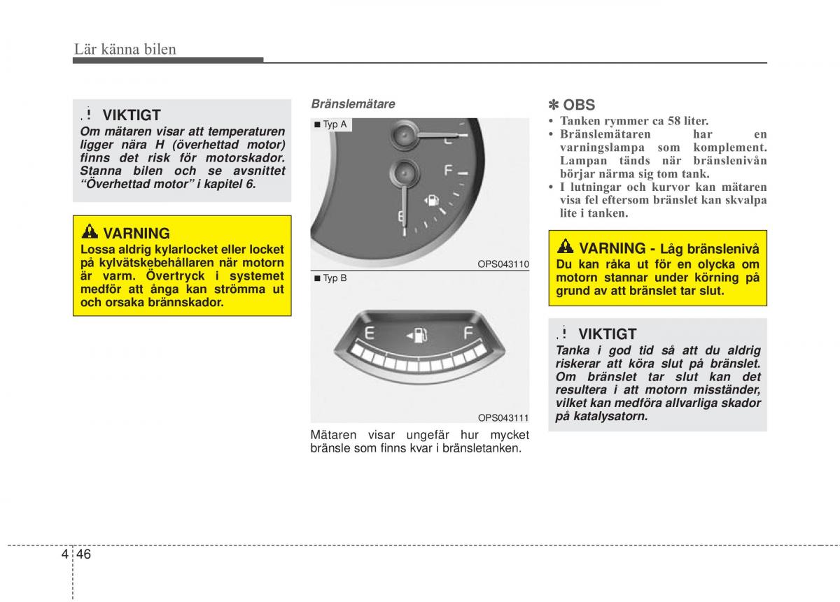 KIA Soul II 2 instruktionsbok / page 125