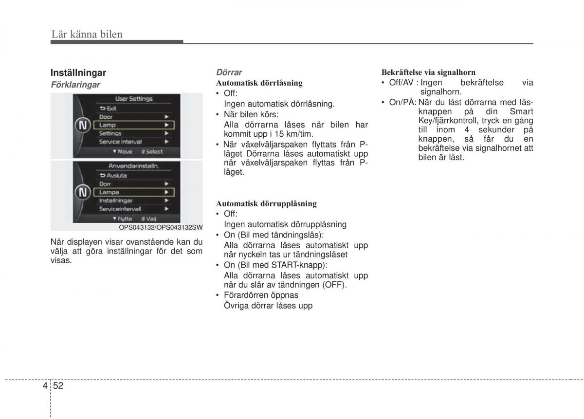 KIA Soul II 2 instruktionsbok / page 131