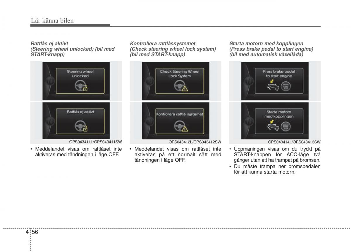 KIA Soul II 2 instruktionsbok / page 135