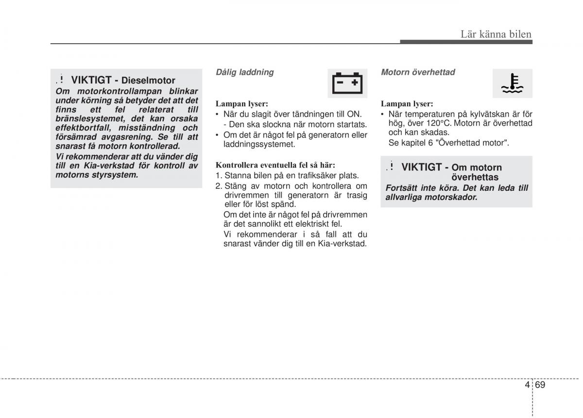 KIA Soul II 2 instruktionsbok / page 148