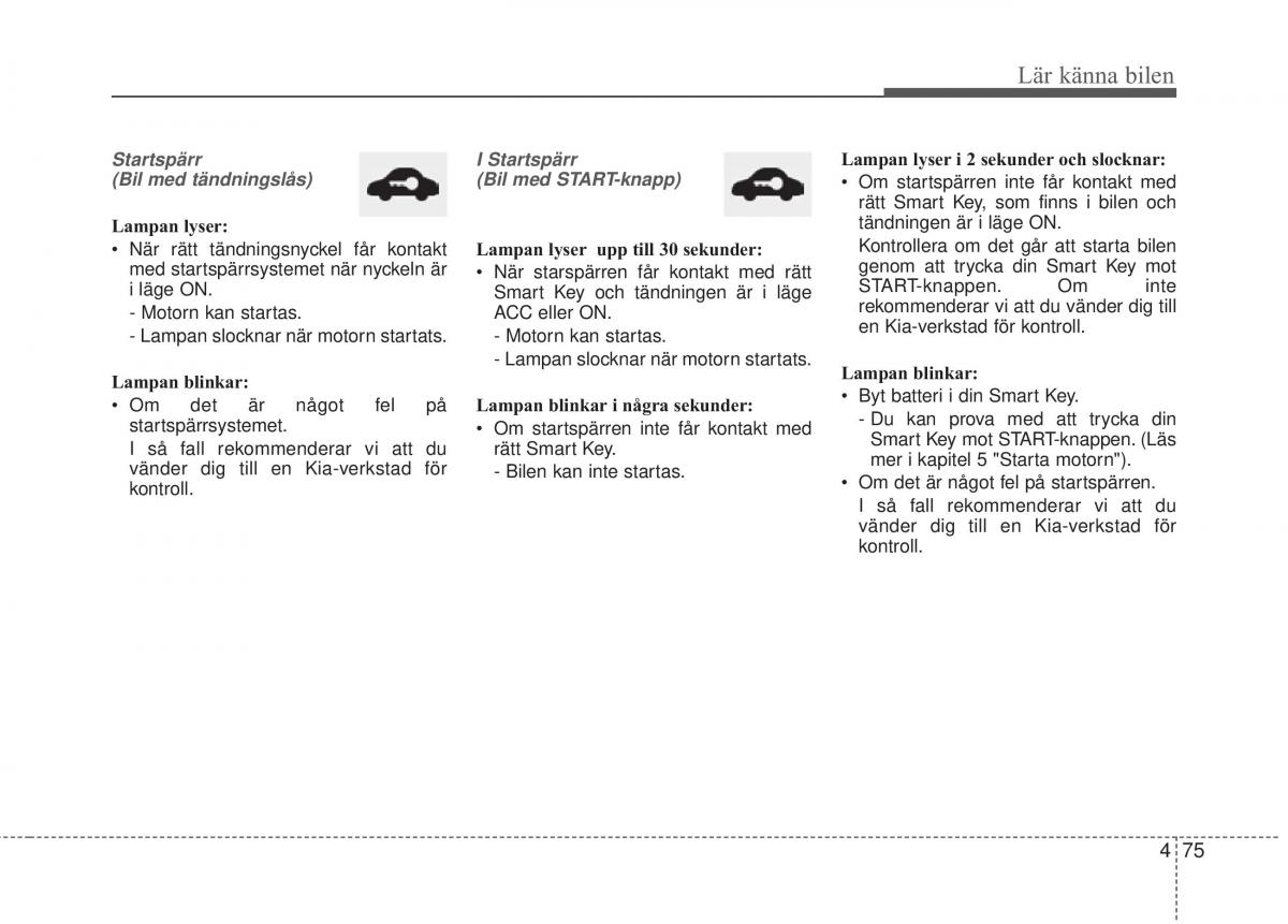 KIA Soul II 2 instruktionsbok / page 154