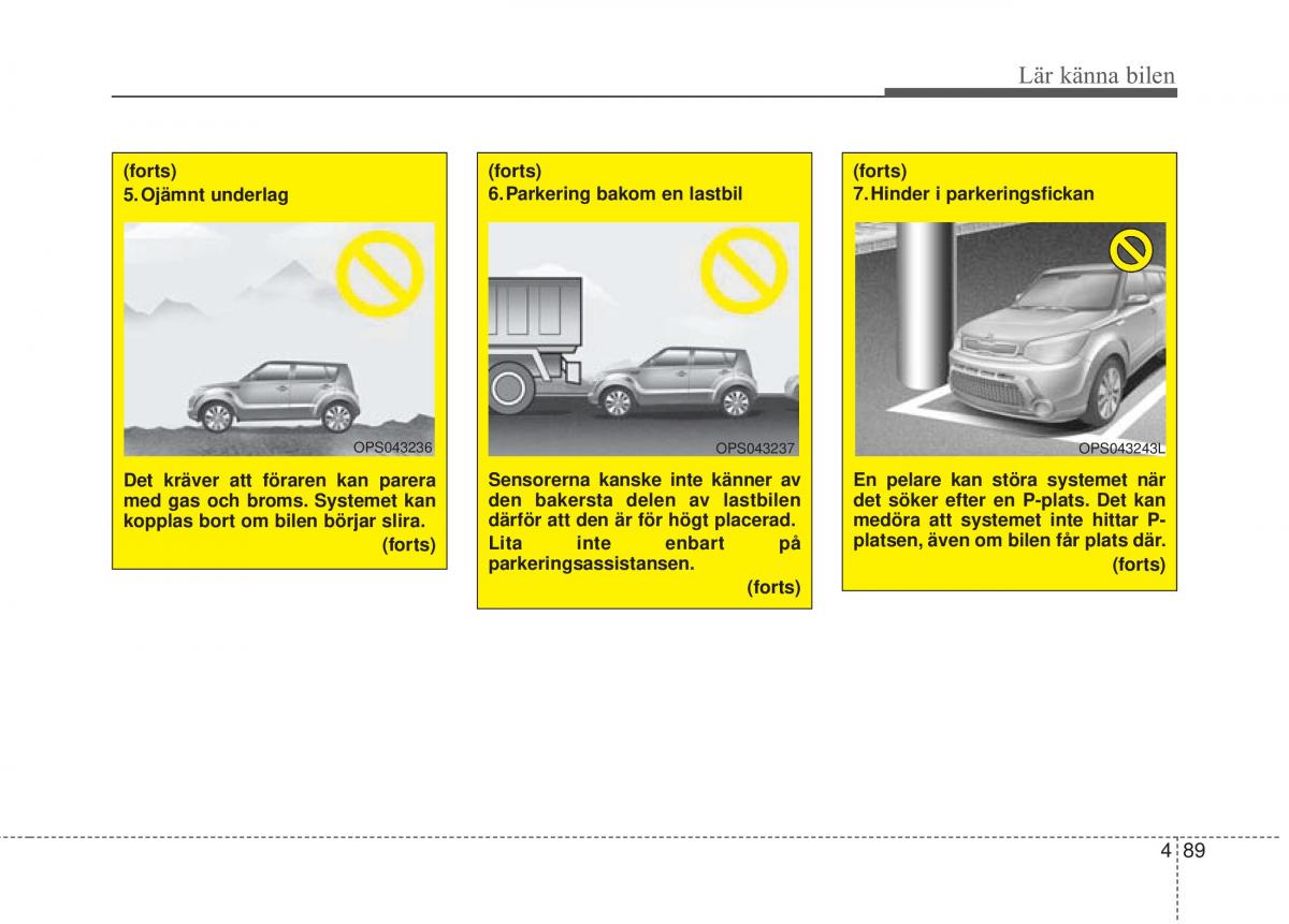 KIA Soul II 2 instruktionsbok / page 168