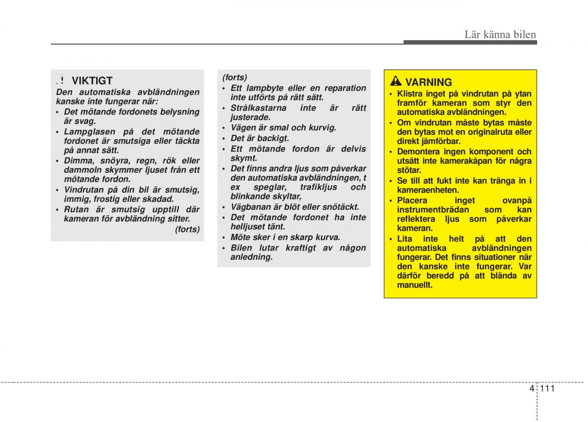 KIA Soul II 2 instruktionsbok / page 190