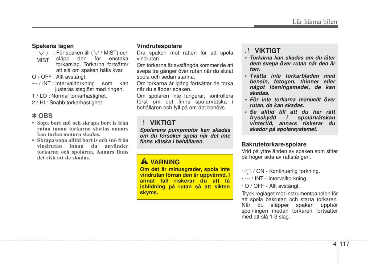 KIA Soul II 2 instruktionsbok / page 196