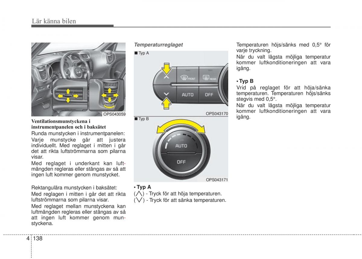 KIA Soul II 2 instruktionsbok / page 217