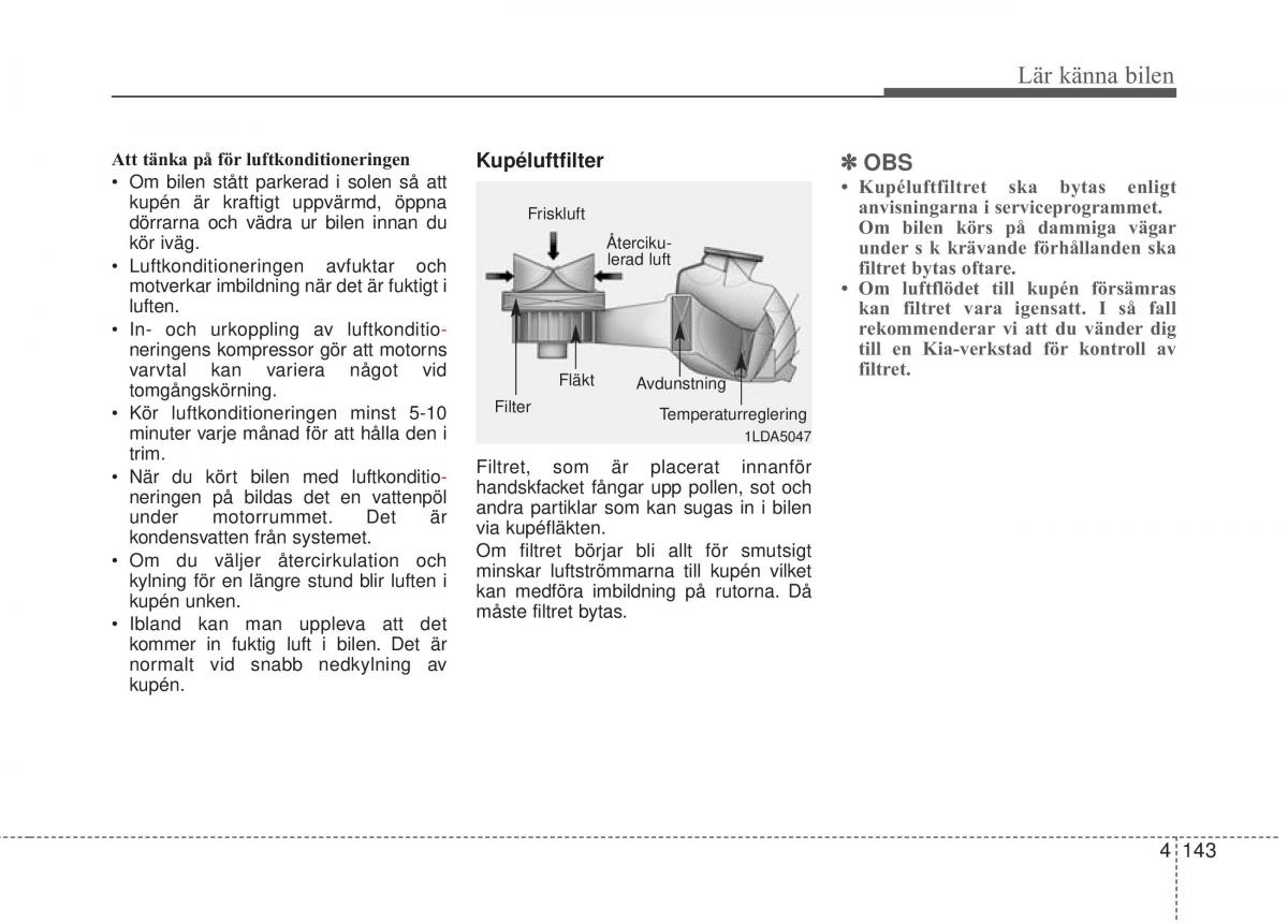 KIA Soul II 2 instruktionsbok / page 222