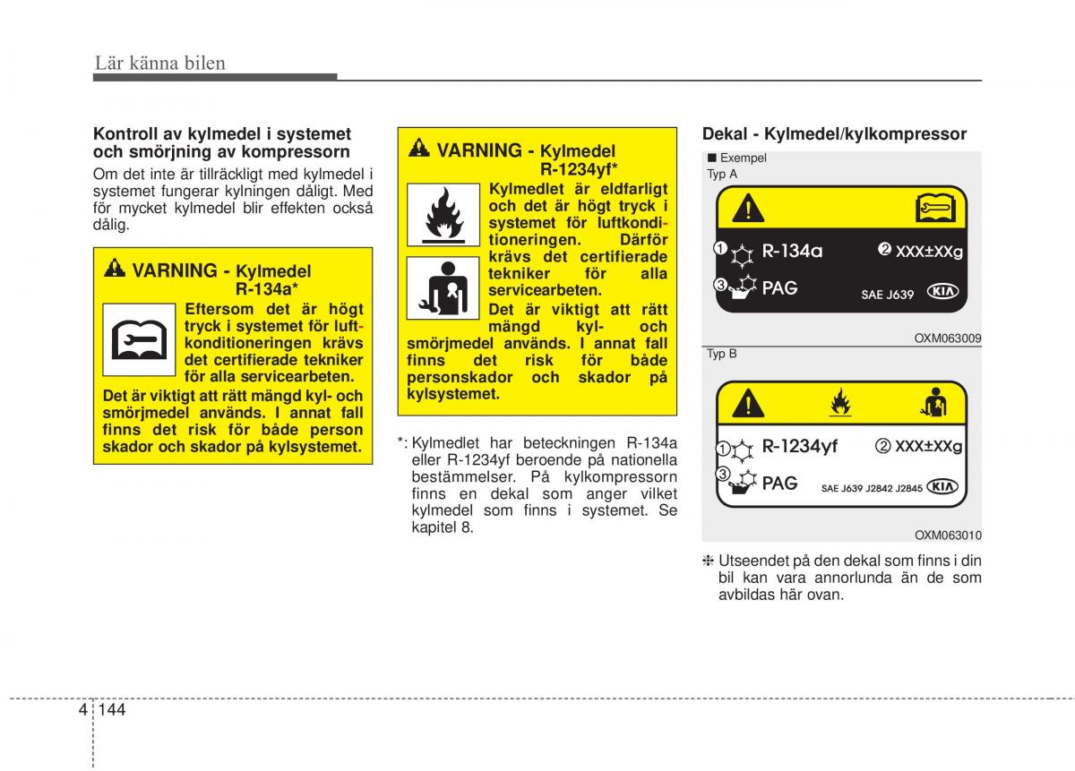 KIA Soul II 2 instruktionsbok / page 223