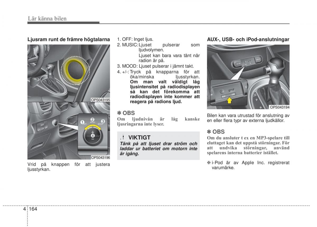 KIA Soul II 2 instruktionsbok / page 243