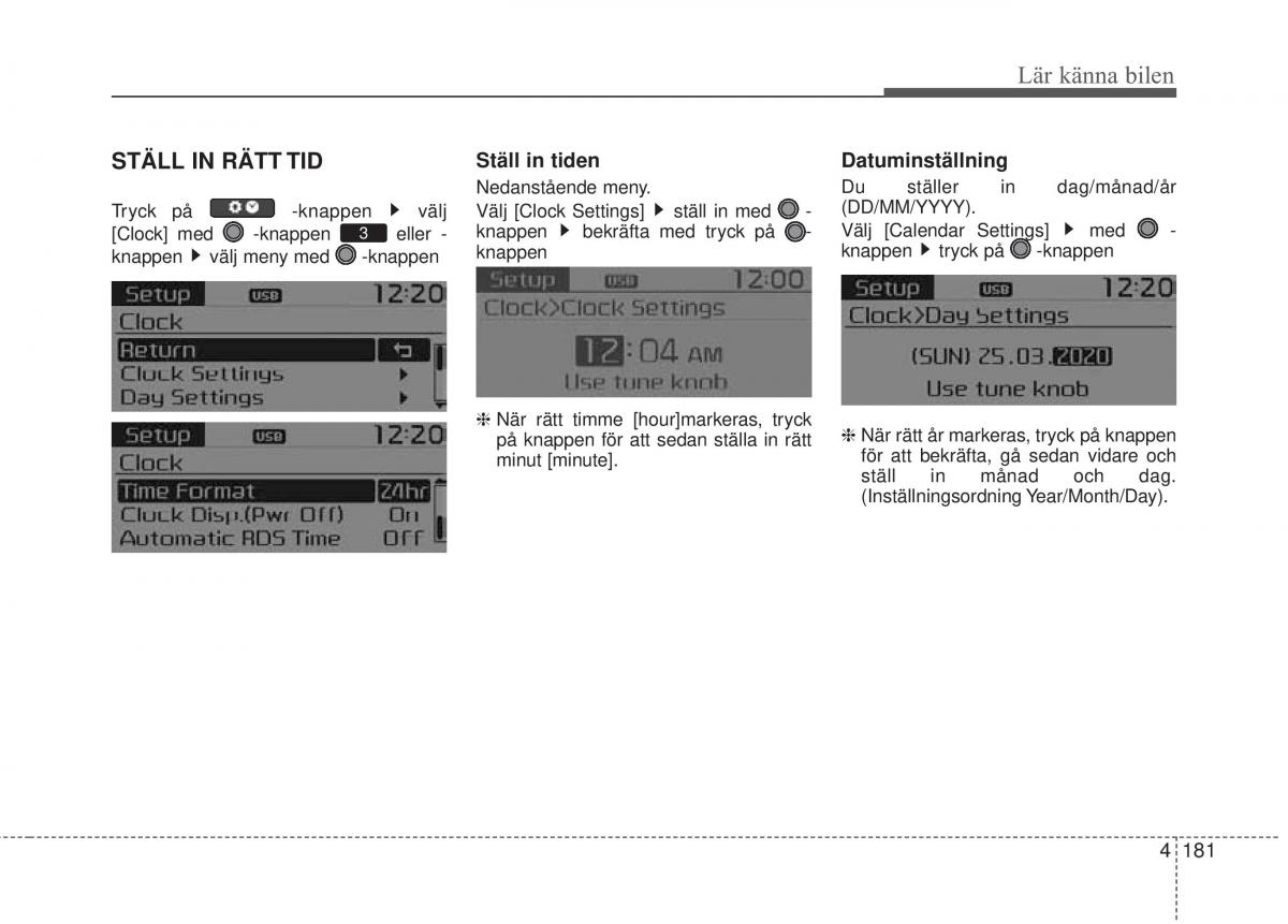 KIA Soul II 2 instruktionsbok / page 260