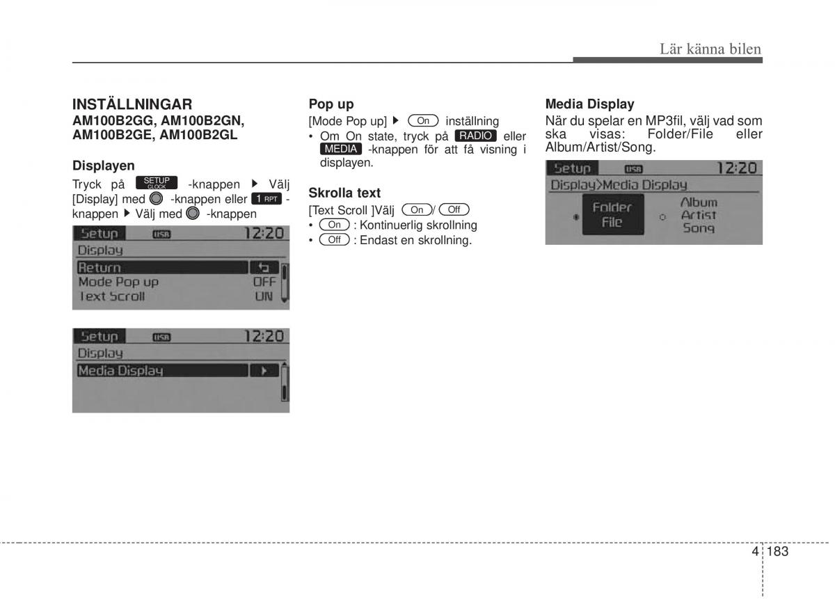 KIA Soul II 2 instruktionsbok / page 262