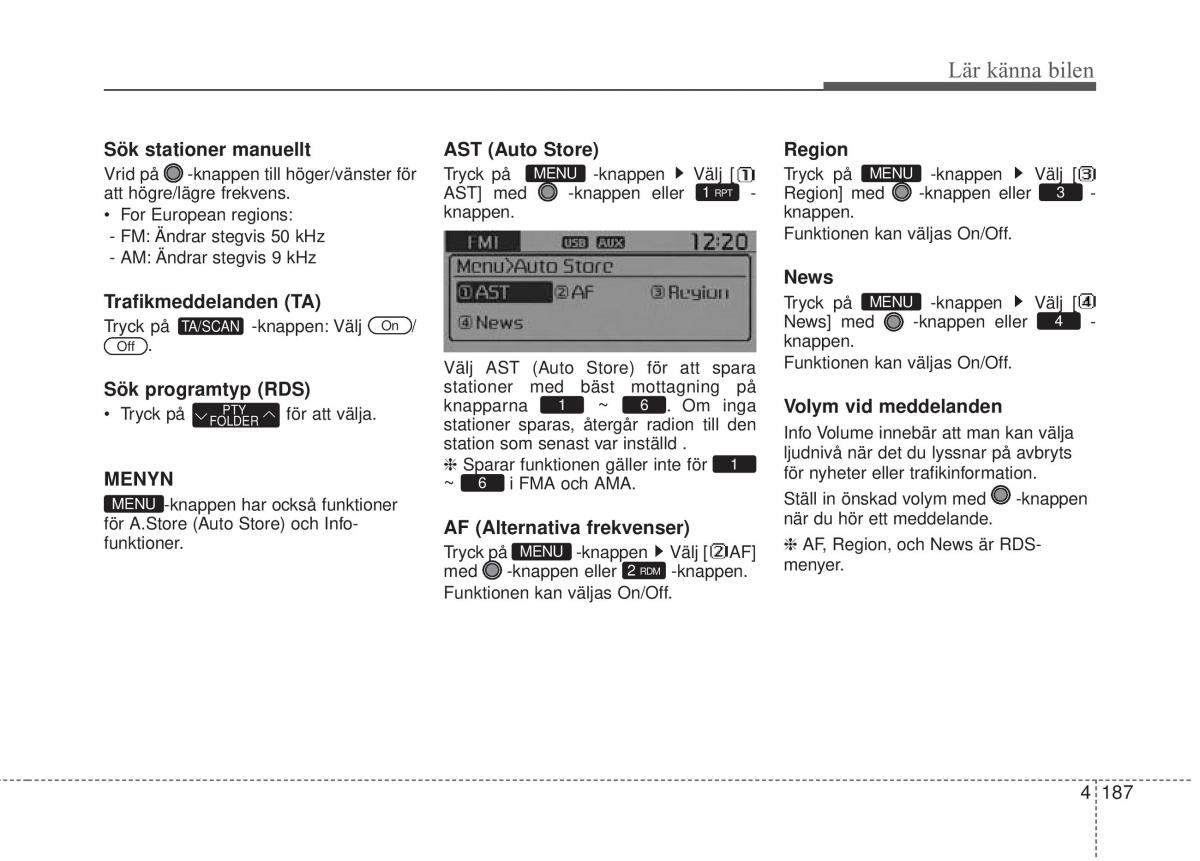 KIA Soul II 2 instruktionsbok / page 266