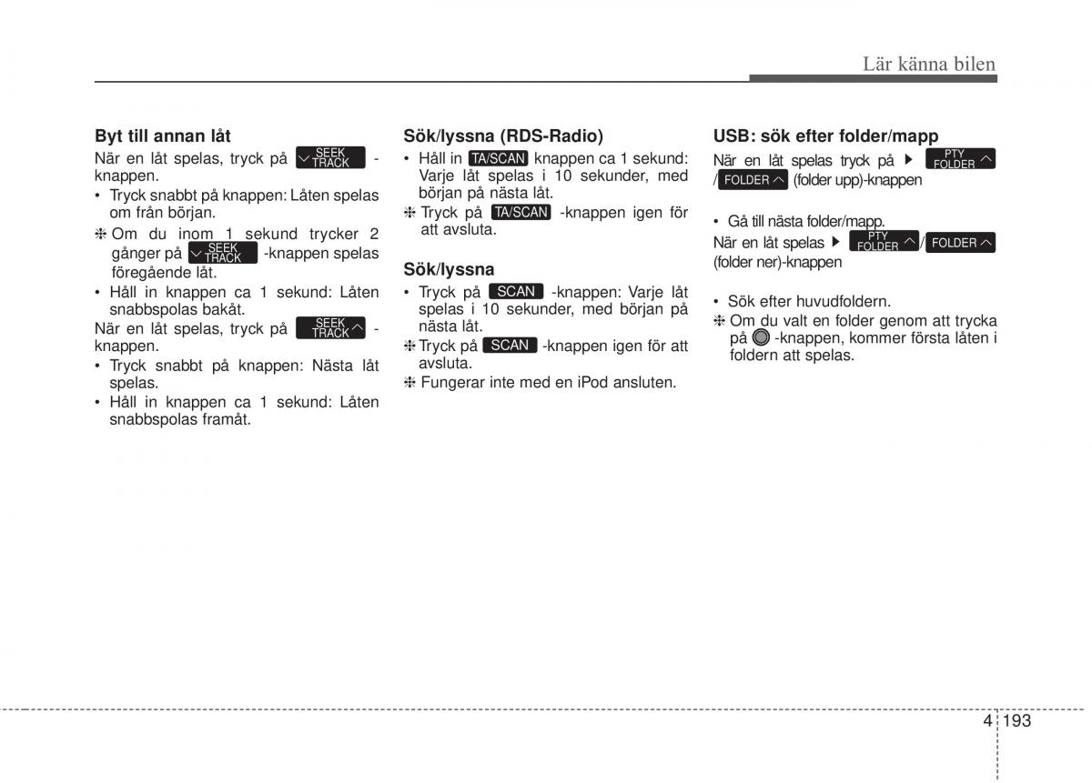 KIA Soul II 2 instruktionsbok / page 272