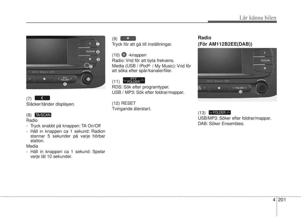 KIA Soul II 2 instruktionsbok / page 280