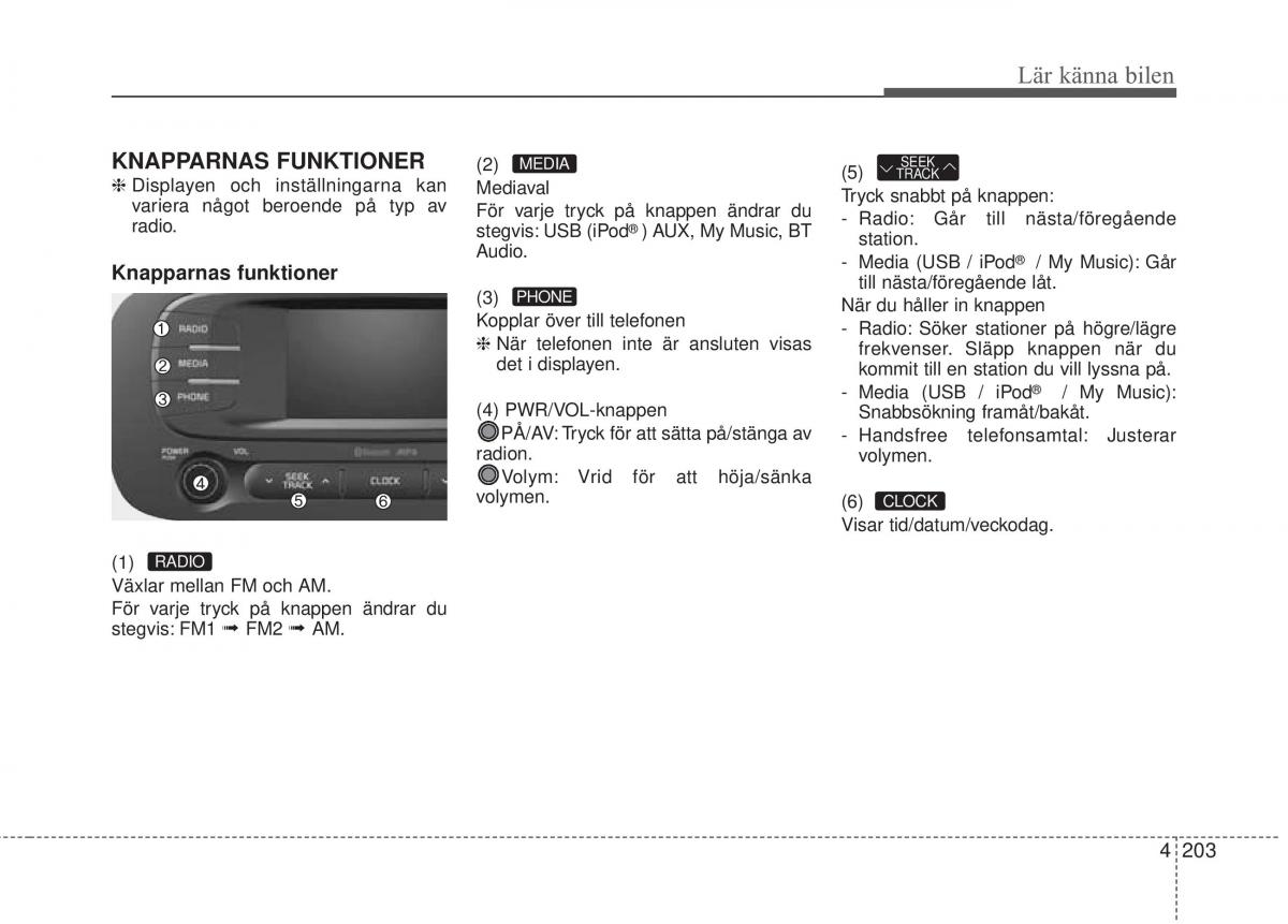 KIA Soul II 2 instruktionsbok / page 282