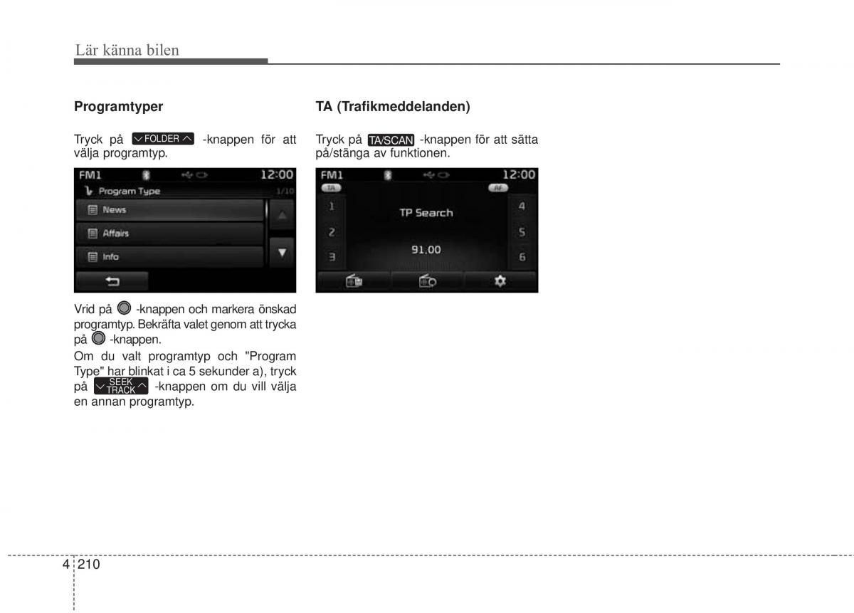 KIA Soul II 2 instruktionsbok / page 289