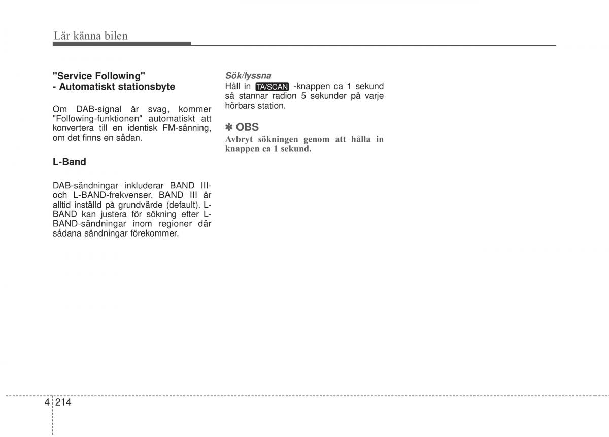 KIA Soul II 2 instruktionsbok / page 293