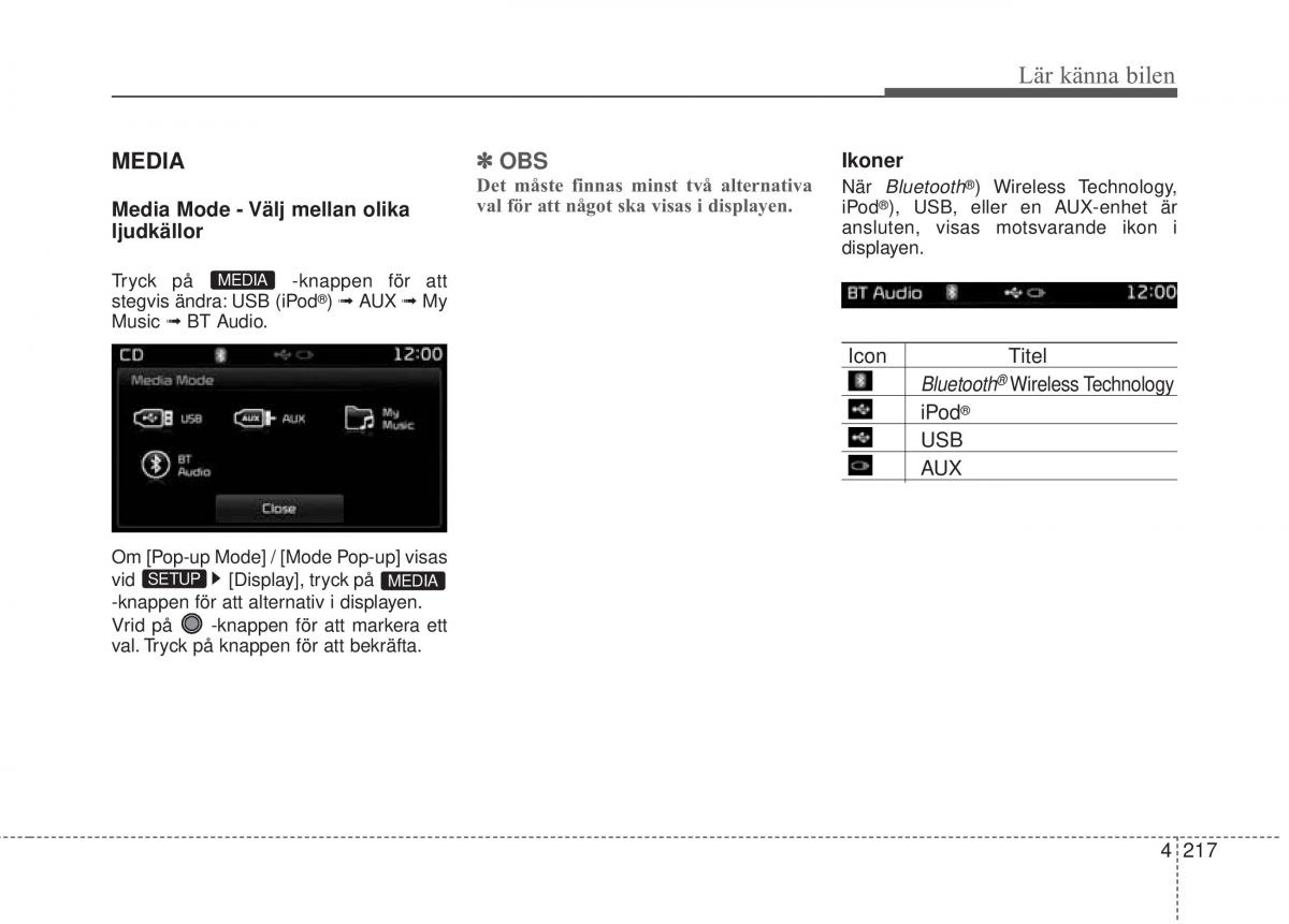 KIA Soul II 2 instruktionsbok / page 296